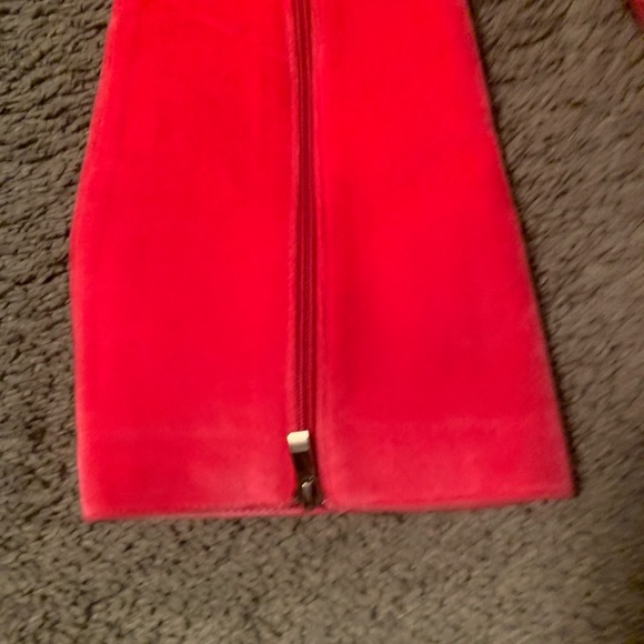 Hot pink suede wedge boot - Picture 4 of 5